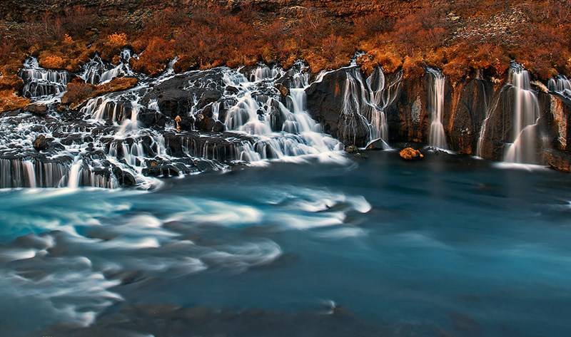 Cascada de lava Hranfossar